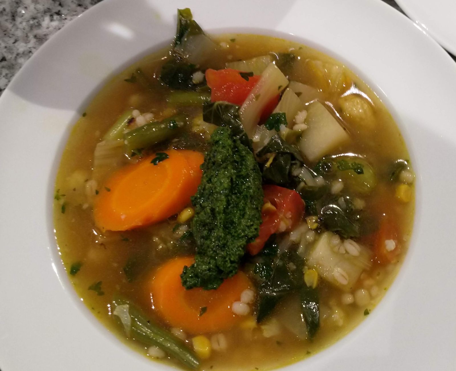 End of Summer - Suppe mit Pistou